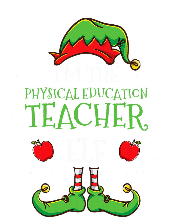 Im The Physical Education Teacher Elf Christmas Women's T-Shirt