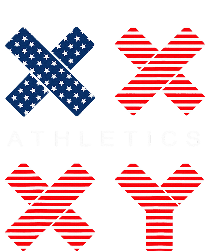 Gender Genetic American Flag Xx Xy Athletics T-Shirt