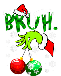 Bruh Christmas Xmas Teens Boy Funny Christmas Women's Fleece Hoodie