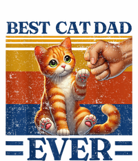 Best Cat Dad Ever Vintage Best Tabby Cat Dad Orange Tabby Premium T-Shirt