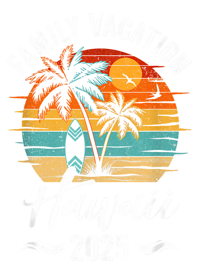 Family Vacation 2025 Vintage Hawaii Summer Matching Trip Magnet