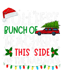 Jolliest Bunch Of Teachers This Side Of The Hallway Xmas Stripe Pom Pom Beanie