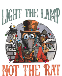 Light The Lamp Not The Rat Christmas Funny Holiday Rat High Crown Mesh Back Trucker Hat