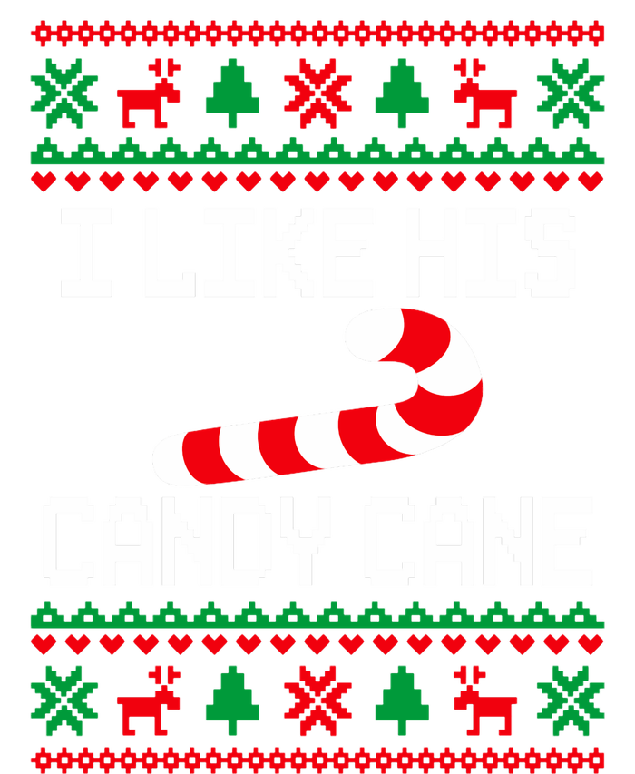 I Like His Candy Cane Funny Couples Ugly Christmas Sweater Sweatshirt