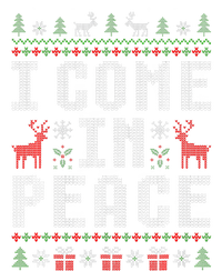 I Come In Peace IM Peace Matching Couple Christmas Pajamas Pajama Set