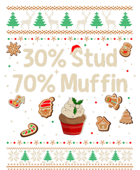 30 Stud 70 Muffin Ugly Christmas Funny Xmas Pajamas Kids Long Sleeve Shirt