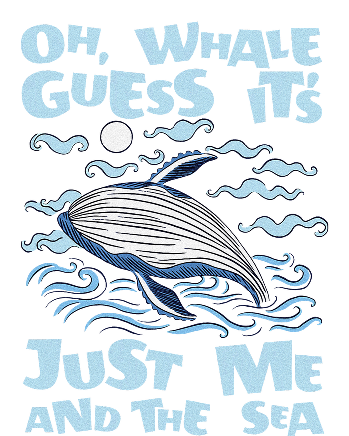 Just Me And The Sea Blue Beluga Cetacea Whale Watching T-Shirt