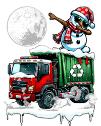 Dabbing Snow On Garbage Truck Christmas Driver Lover Funny Gift T-Shirt