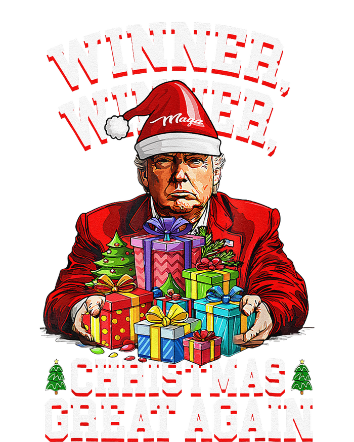 Humor Funny Trump Winner Winner Christmas Great Again Win T-Shirt