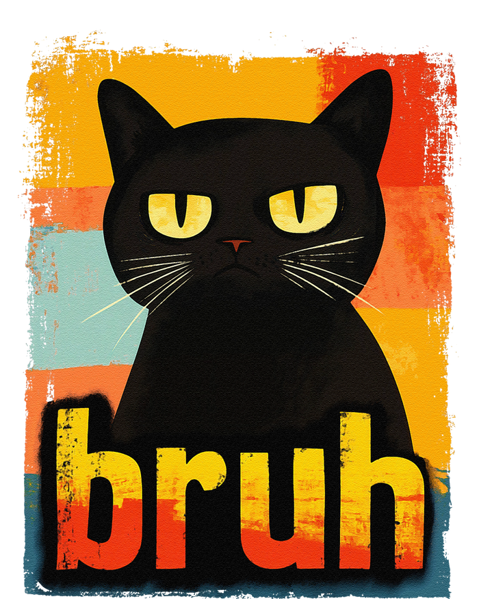 Funny Cat Bruh For Teen Meme Graphic Gift USA-Made Doggie Bandana