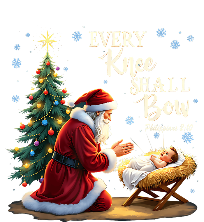 Jesus Christian Santa Christmas Xmas Every Knee Shall Bow USA-Made Doggie Bandana