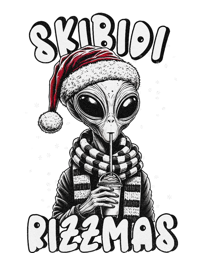 Skibid.I Rizzmas Funny Santa Alien Xmas T-Shirt