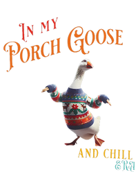 In My Porch Goose And Chill Era Funny Sustainable Beanie