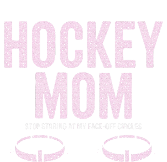 Hockey Mom Stop Staring At My Faceoff Circles Softstyle Adult Sport Polo