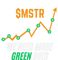 $Mstr We Need More Green Dots Microstrategy Bitcoin Hoodie