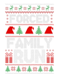 Forced Family Run Ugly Christmas Xmas Party Pajama T-Shirt