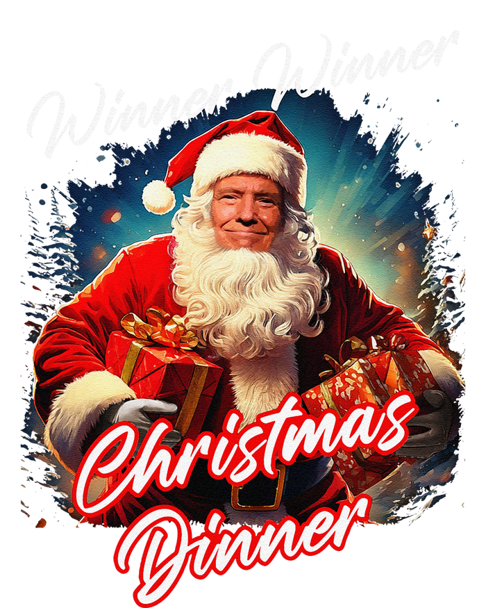 Winner Winner Christmas Dinner – President Trump Santa T-Shirt