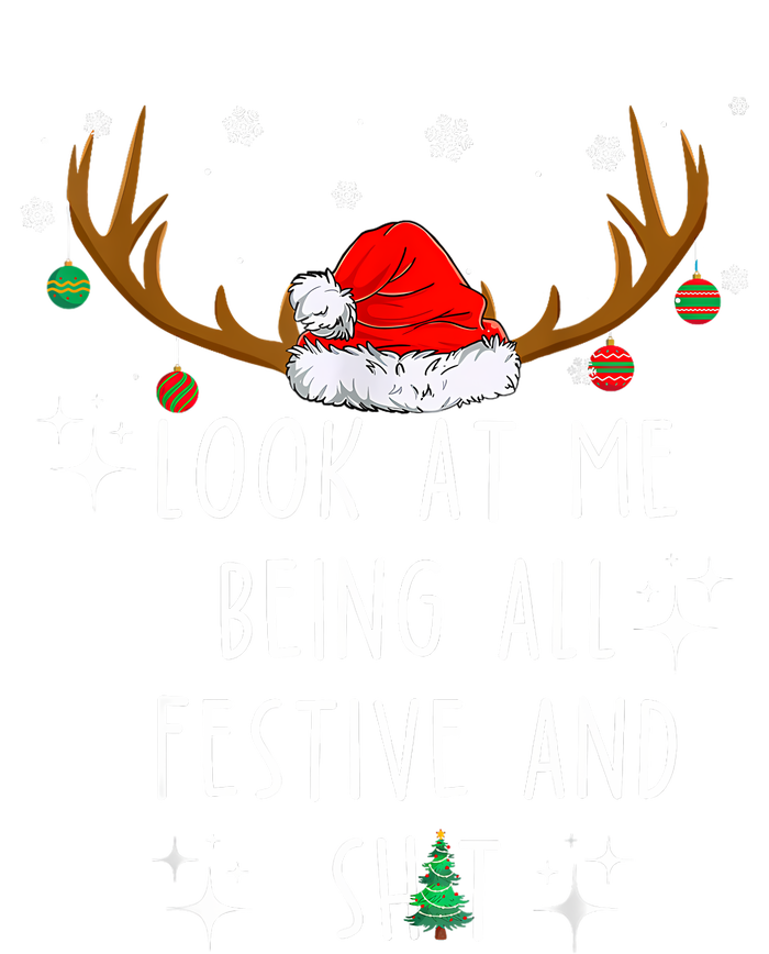 Look At Me Being All Festive And Funny Christmas Tree T-Shirt