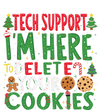 Tech Support IM Here To Delete Your Cookies Christmas Xmas Cooling Performance Long Sleeve Crew