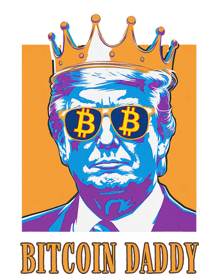 Kawaii Bitcoin Daddy Trump Crypto King Bitcoin Chill Bullrun T-Shirt