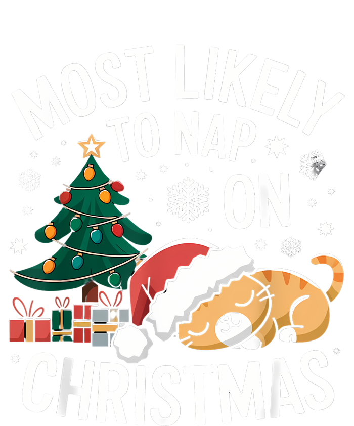 Most Likely To Nap On Christmas Matching Family Christmas Toddler Hoodie