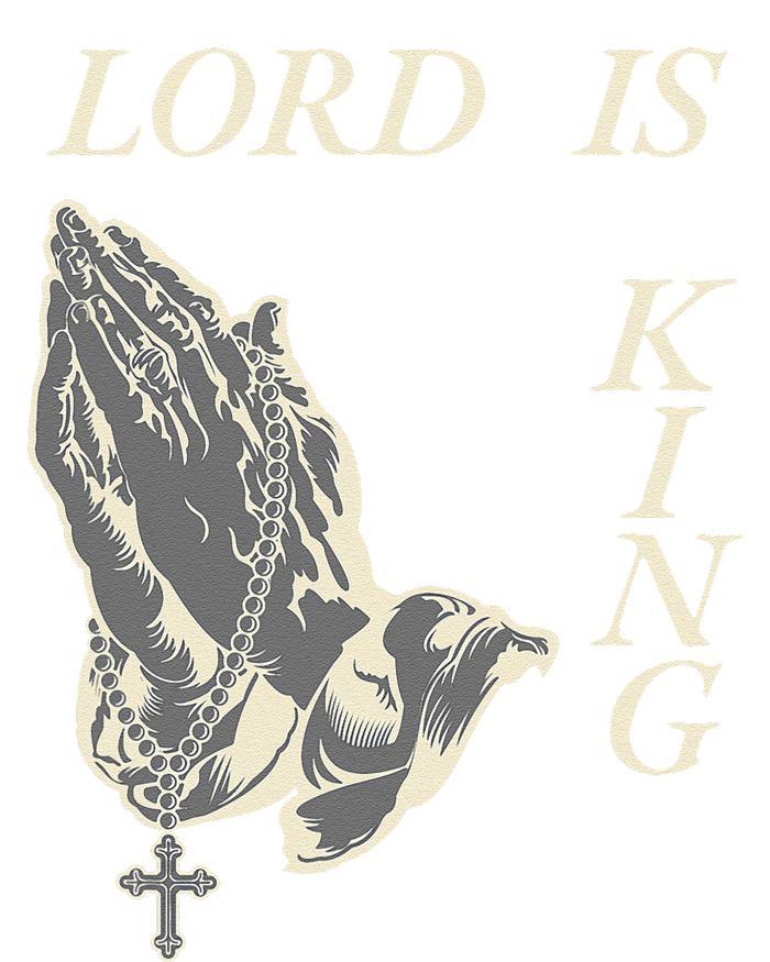 Lord King Jesus God Love Faith Church Family Pray Hands Fun T-Shirt