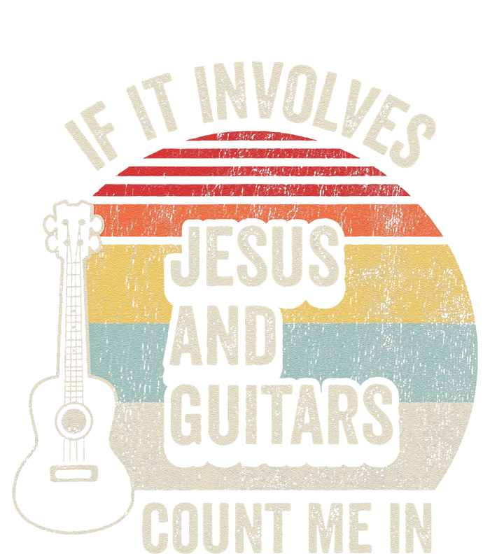 If It Involves Jesus And Guitars Count Me In T-Shirt