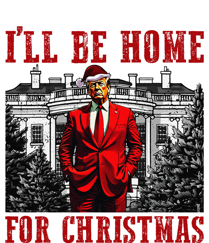 Retro Funny Humorous Trump ILl Be Home For Christmas 2024 T-Shirt