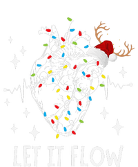 Funny Let It Flow Anatomy Heart Cardiac Nurse Santa Hat Xmas Sustainable Beanie