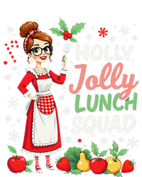 Lunch Lady Christmas Woman Funny Jolly Lunch Squad Funny T-Shirt