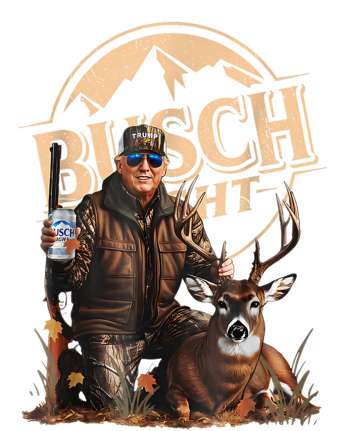 Retro Trump Hunting Deer Funny Beer Drinking Beer Hunting Women's T-Shirt