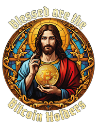 Blessed Are The Bitcoin Holders Funny Meme Jesus Christ T-Shirt