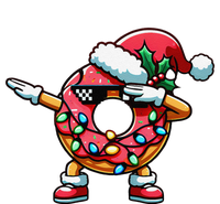 Christmas Dabbing Donut Santa Hat Xmas Lights Dab Softstyle Adult Sport Polo