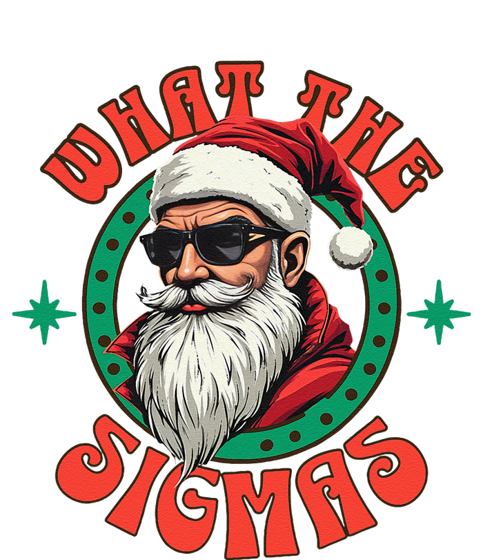 What The Sigma Santa Rizz Xmas Meme Christmas Fun Design T-Shirt