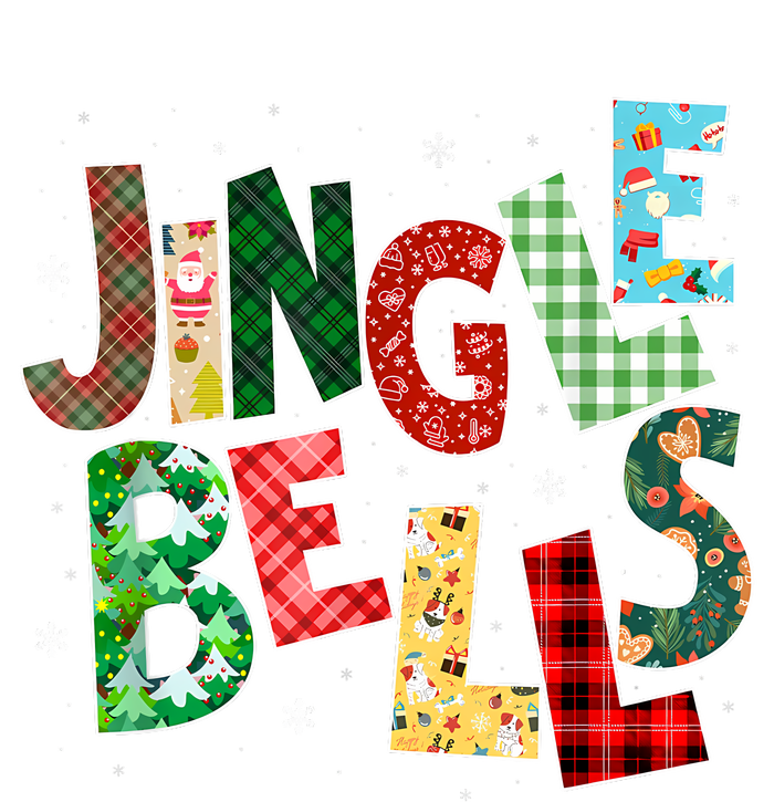 Red Plaid Jingle Bells Christmas Matching Family Pajama Sweatshirt