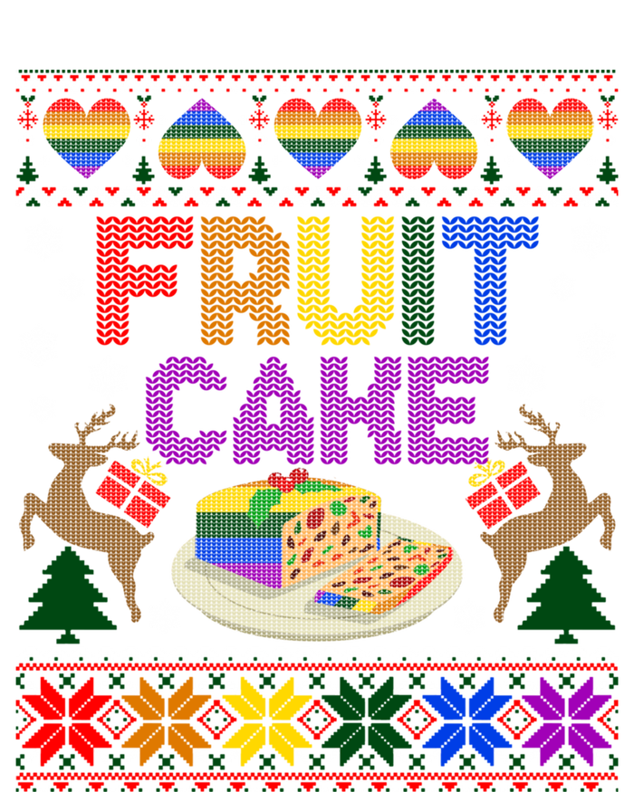 Fruit Cake Funny Ugly Christmas Lgbt Cool Gift T-Shirt