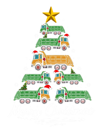 Funny Xmas Garbage Truck Christmas Tree Ornat Gift Toddler Long Sleeve Shirt