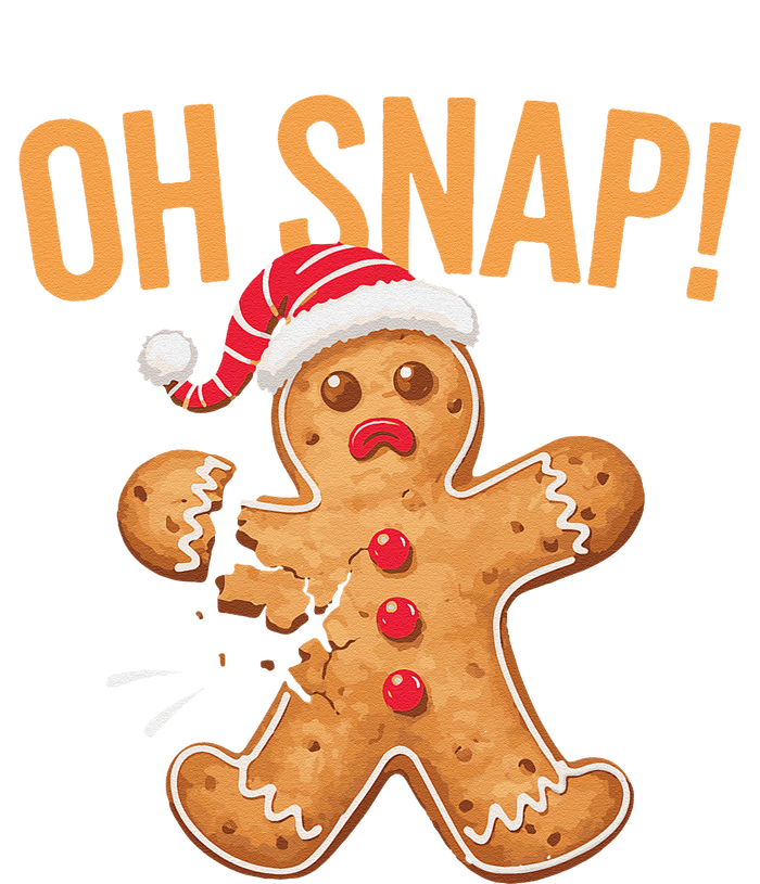 Gingerbread Man Oh Snap Christmas T-Shirt