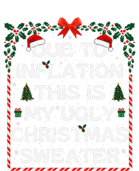 Due To Inflation This Is My Ugly Sweater Family Xmas Cooling Performance Long Sleeve Crew