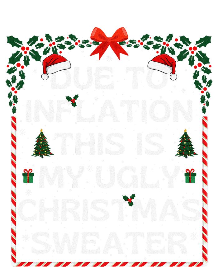 Due To Inflation This Is My Ugly Sweater Family Xmas Cooling Performance Long Sleeve Crew