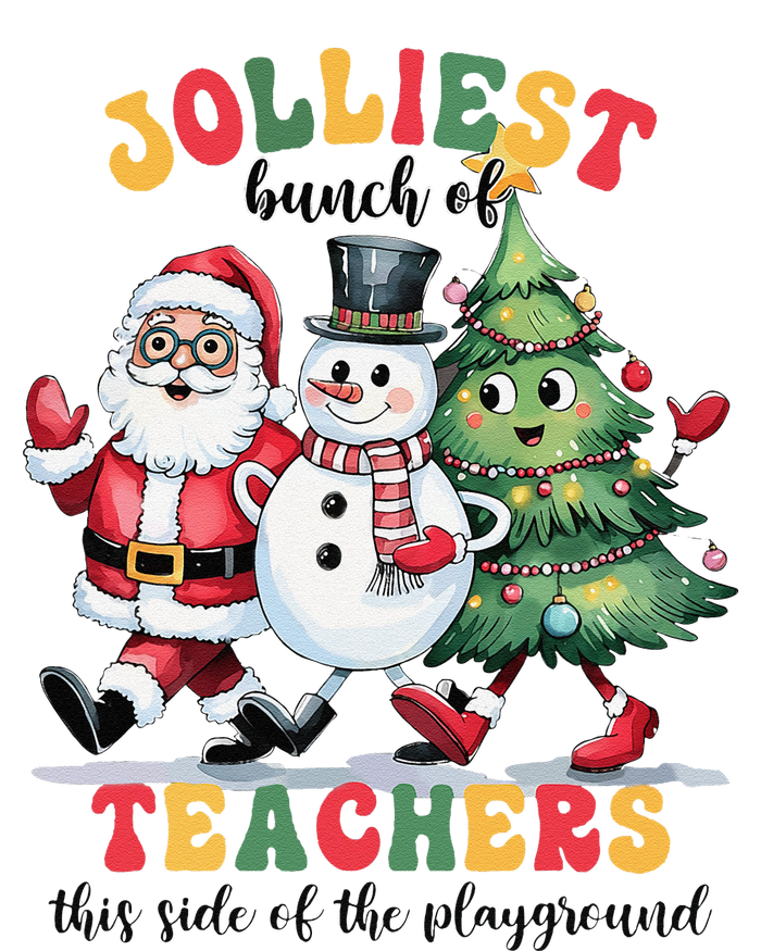 Jolliest Bunch Of Teachers This Side Of The Playground Xmas T-Shirt