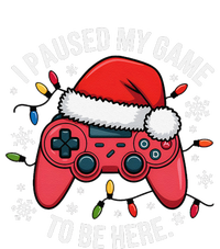 I Paused My Game To Be Here Funny Christmas Controller Gamer Sustainable Beanie