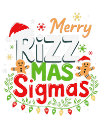 Merry Rizz Mas Sigmas Santa Hat Christmas Lights Gingerbread T-Shirt