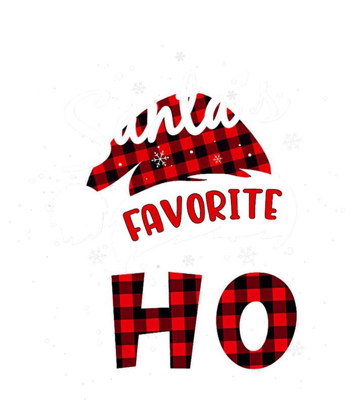 Funny SantaS Favorite Ho Christmas Red Plaid Buffalo Pajama Gift Ladies Essential Flowy Tank