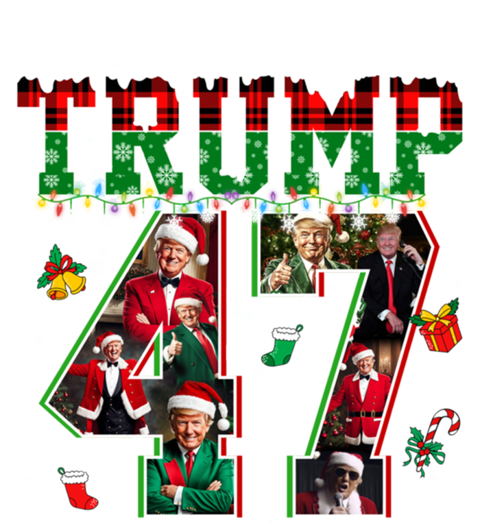 Donald Trump 47 President Christmas Santa Trump Xmas Pajamas Gift T-Shirt