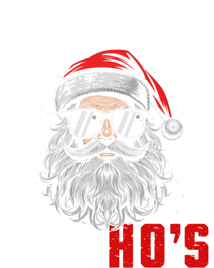 Funny Christmas Santa Claus I Do It For The Hos Cute Xmas Cool Gift Bumper Sticker