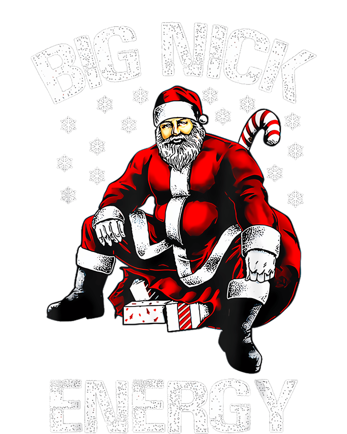 Big Nick Energy Funny Santa Christmas Premium T-Shirt