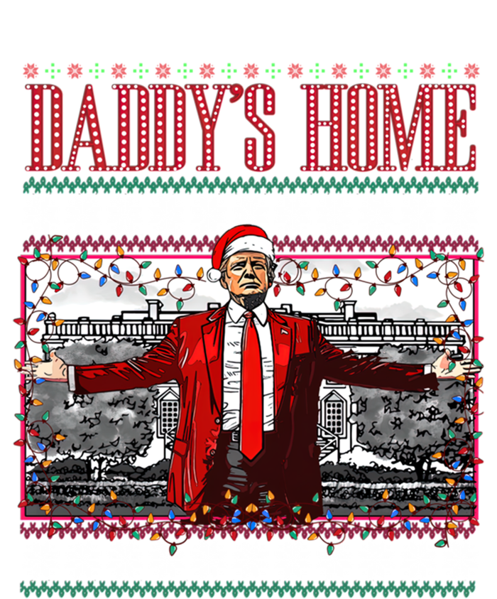 Funny DaddyS Home Trump Ugly Christmas Xmas Pajamas Cute Gift T-Shirt