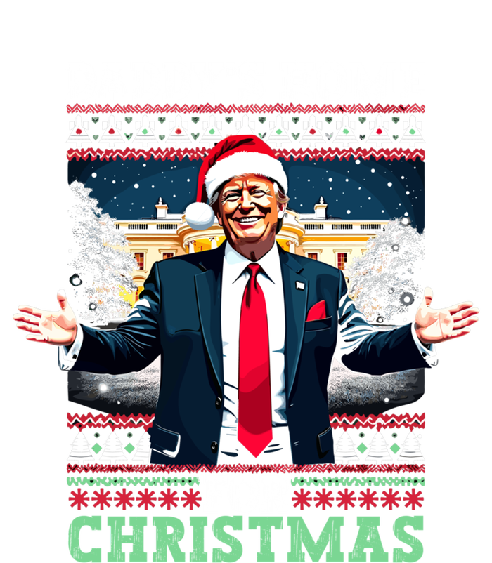 Funny DaddyS Home Trump Ugly Christmas Xmas Pajamas Gift T-Shirt