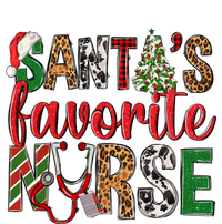 SantaS Favorite Nurse Leopard Merry Xmas Party Funny Gift Tie Dye Hoodie